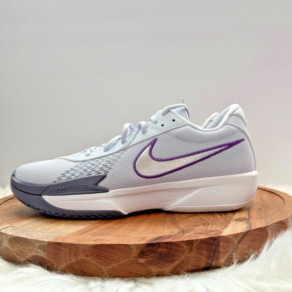 Nike Air‎ Zoom G.T. Cut Academy Women's Size 11.5 Grey /Purple Athletic Sneakers - Picture 5 of 10